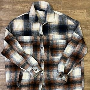 Plaid Oversized Shacket (flannel)